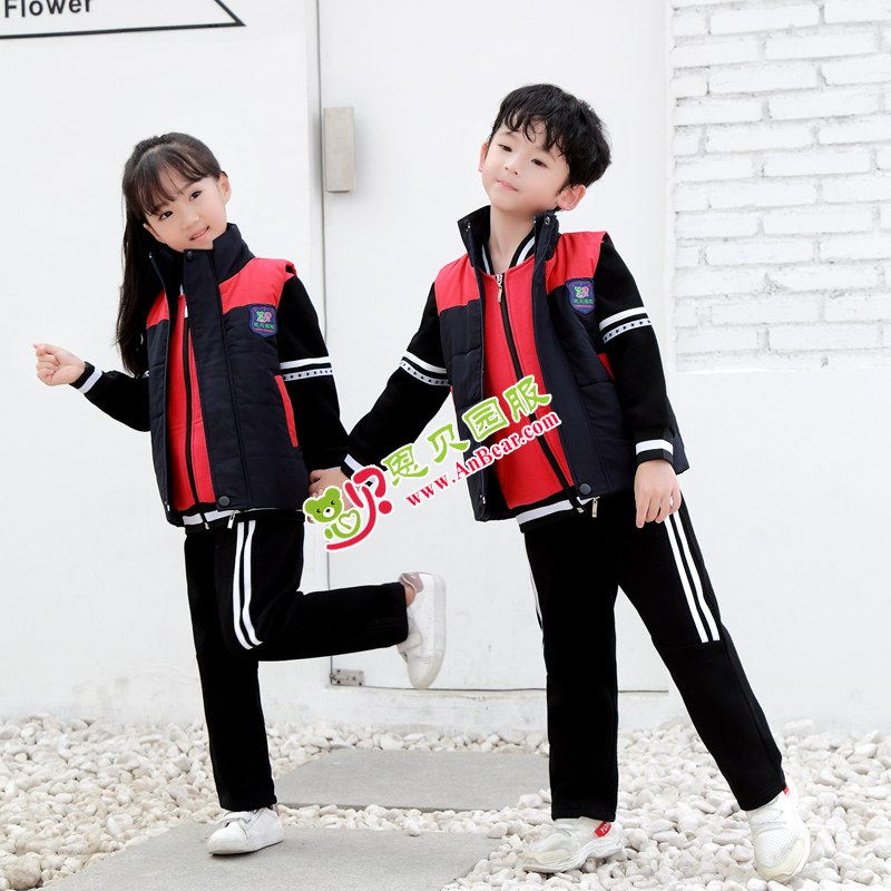 N30281幼儿园棉服背心棉服马甲-2018冬装2019春季新款园服