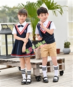 N10433AB幼儿园夏季园服-2021夏季新款园服|2021英伦风校服