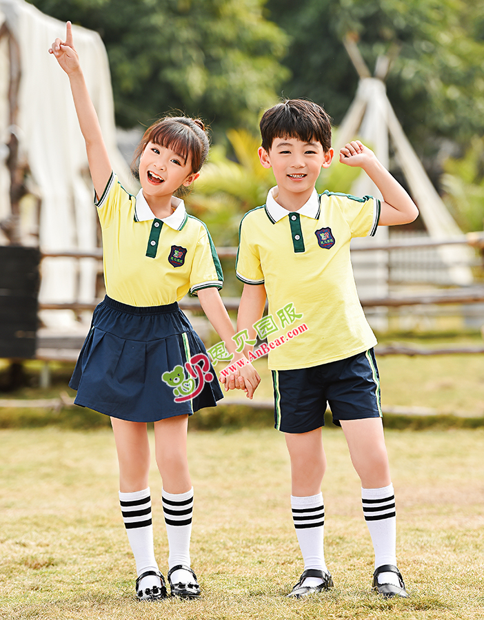 N10438AB幼儿园夏季园服-2021夏季新款园服|2021英伦风校服