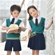 N10487AB幼儿园夏季园服-2022夏季新款园服|2022英伦风校服|恩贝依顿园服