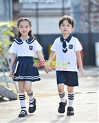 N10551AB幼儿园夏季园服-2023夏季新款园服|2023英伦海军风校服|恩贝依顿园服