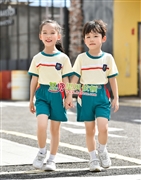 N10553AB幼儿园夏季园服-2023夏季新款园服|2023运动款校服|恩贝依顿园服