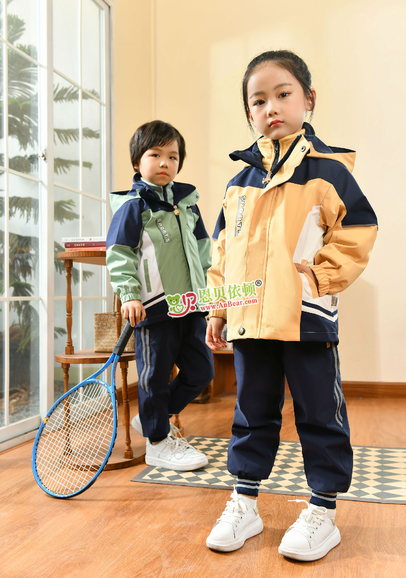 N20594-N20595幼儿园春秋园服2023-2024春秋季新款园服|校服定制源头厂